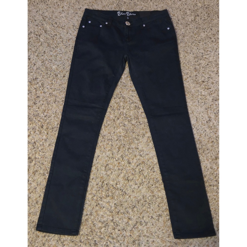 NWT Yom Yom Skinny Chino Pants Women's Size 7/28 Black